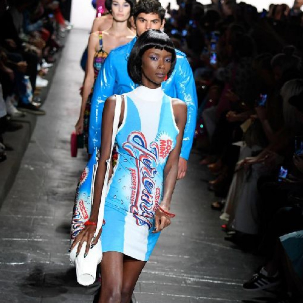 NWT Jeremy Scott Toothpaste Dress - Picture 2 of 8